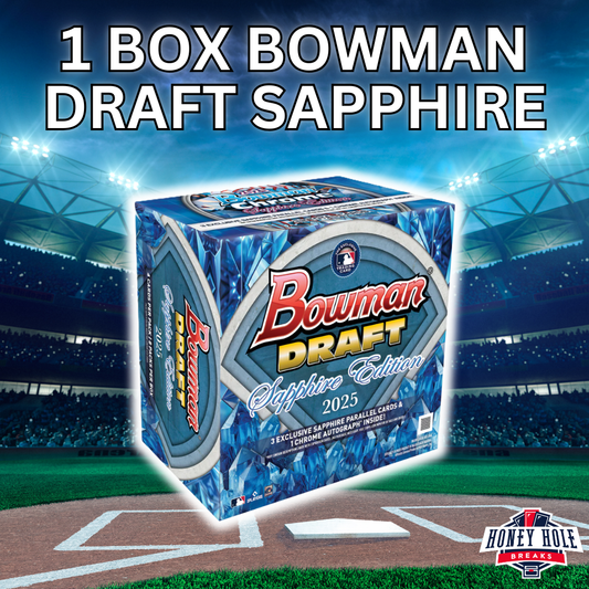 1x 2025 Bowman Draft Sapphire - 3 RANDOM TEAM Break #1538