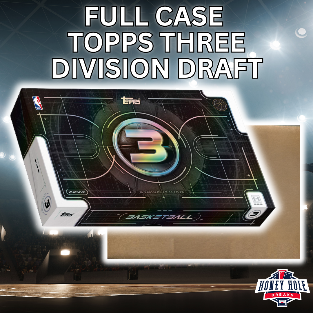 FULL CASE 2025/26 Topps Three Basketball Hobby (4 Boxes) -  DIVISION DRAFT Break #1532