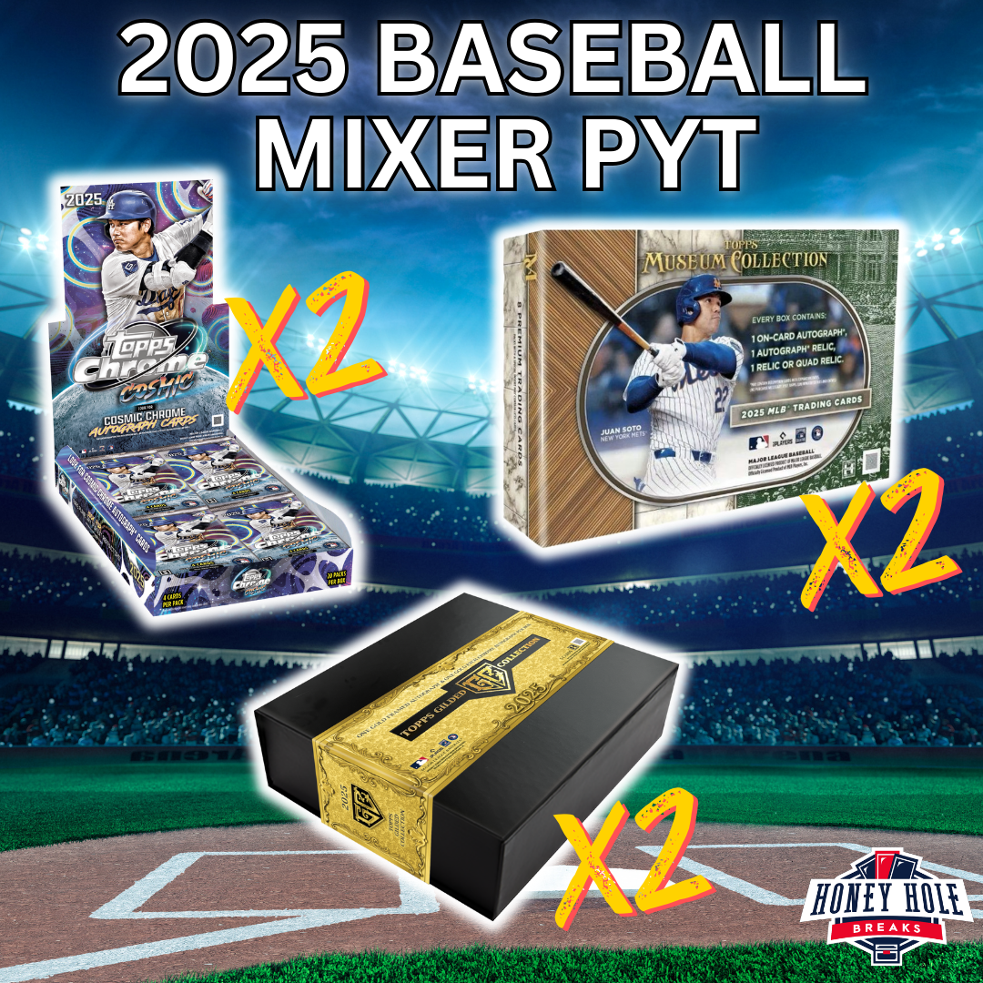 2x 2025 Topps Gilded Collection Baseball, 2x 2025 Topps Museum Collection Baseball, 2x 2025 Topps Cosmic Chrome Baseball Hobby - PICK YOUR TEAM Break #1535