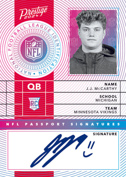 2024 Panini Prestige Football H2 Hybrid Box
