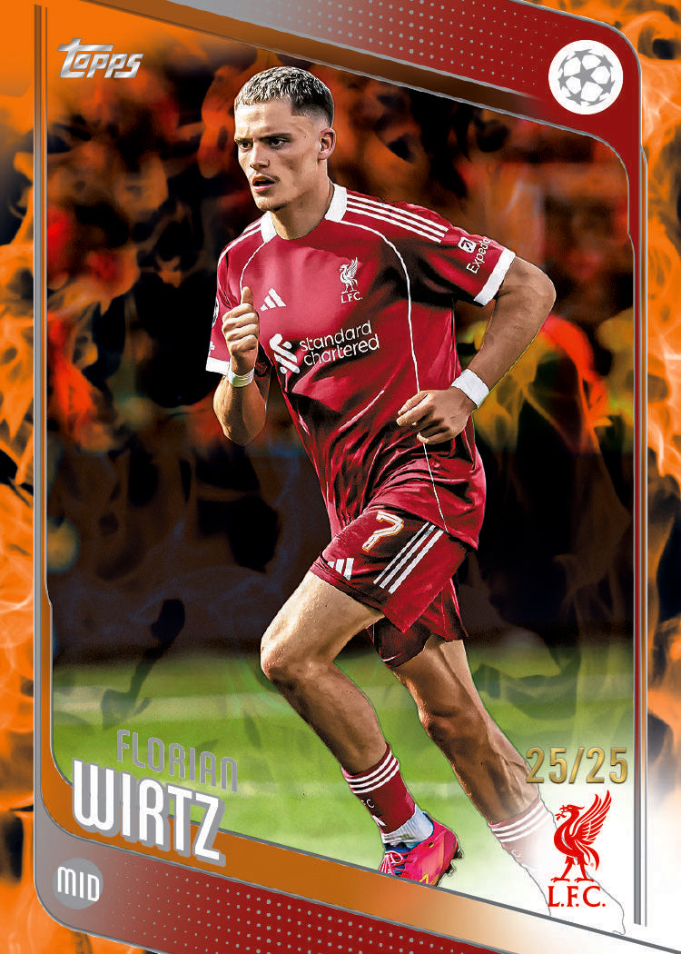 2025/26 Topps UEFA Club Competitions Soccer Hobby Box