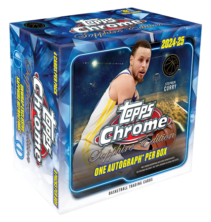 2024/25 Topps Chrome Basketball Sapphire Edition Box
