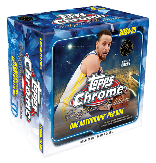 2024/25 Topps Chrome Basketball Sapphire Edition Box