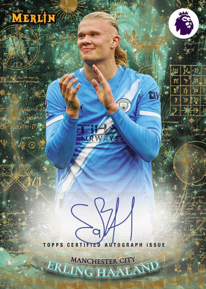 2026 Topps Merlin Premier League Soccer Blaster Box