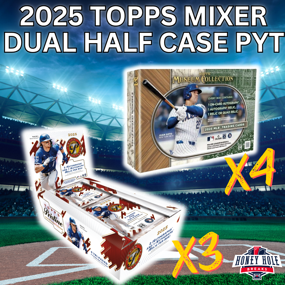 HALF CASE '25 Topps Pristine (3 BOXES) + HALF CASE '25 Topps Museum Co ...
