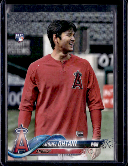 2018 Topps Update Shohei Ohtani US1 Warm Up Shirt Variation Rookie SP