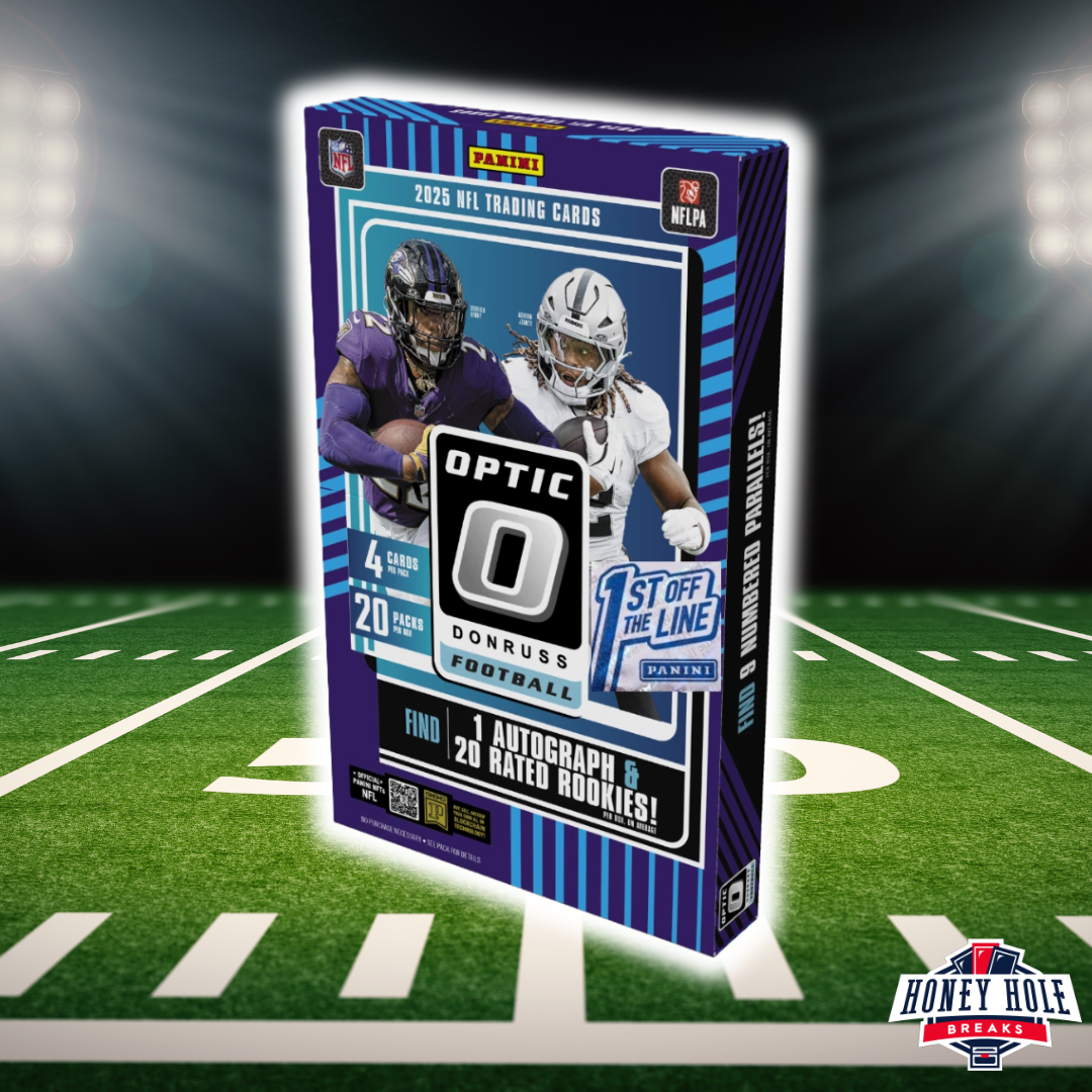 1x 2025 Panini Donruss Optic Football 1st Off The Line FOTL Hobby - RANDOM TEAM Break #1420