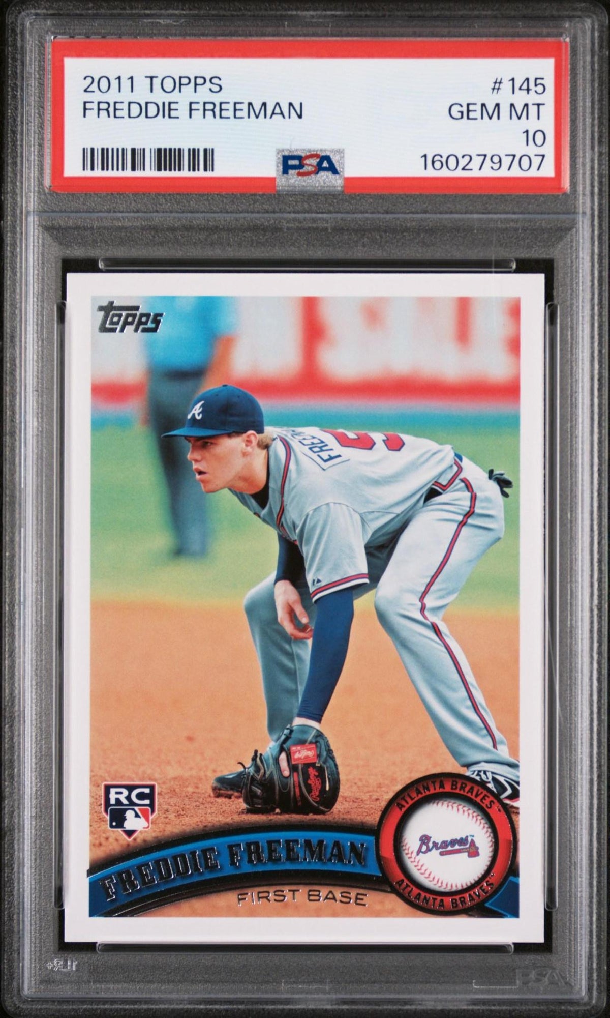 2011 TOPPS 145 FREDDIE FREEMAN PSA 10