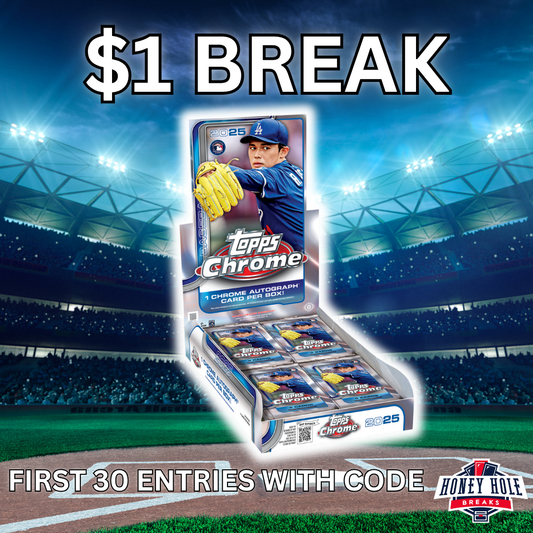 2025 Topps Chrome Baseball Hobby - 1 Box Random Team Break #1078