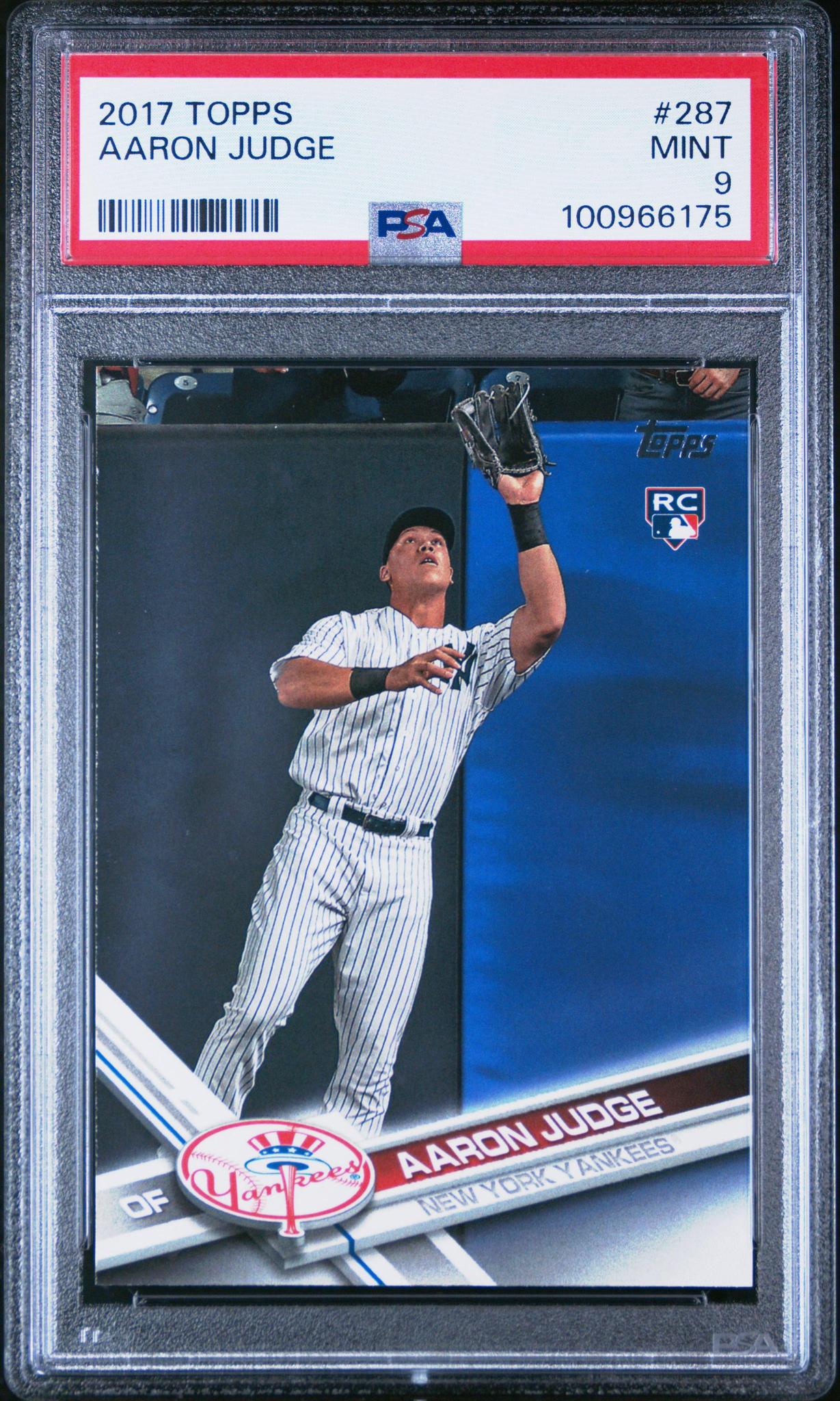 2017 Topps #287 Aaron Judge PSA 9