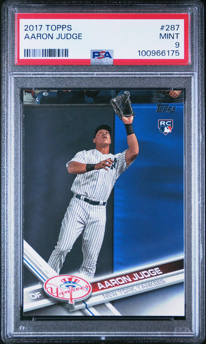 2017 Topps #287 Aaron Judge PSA 9