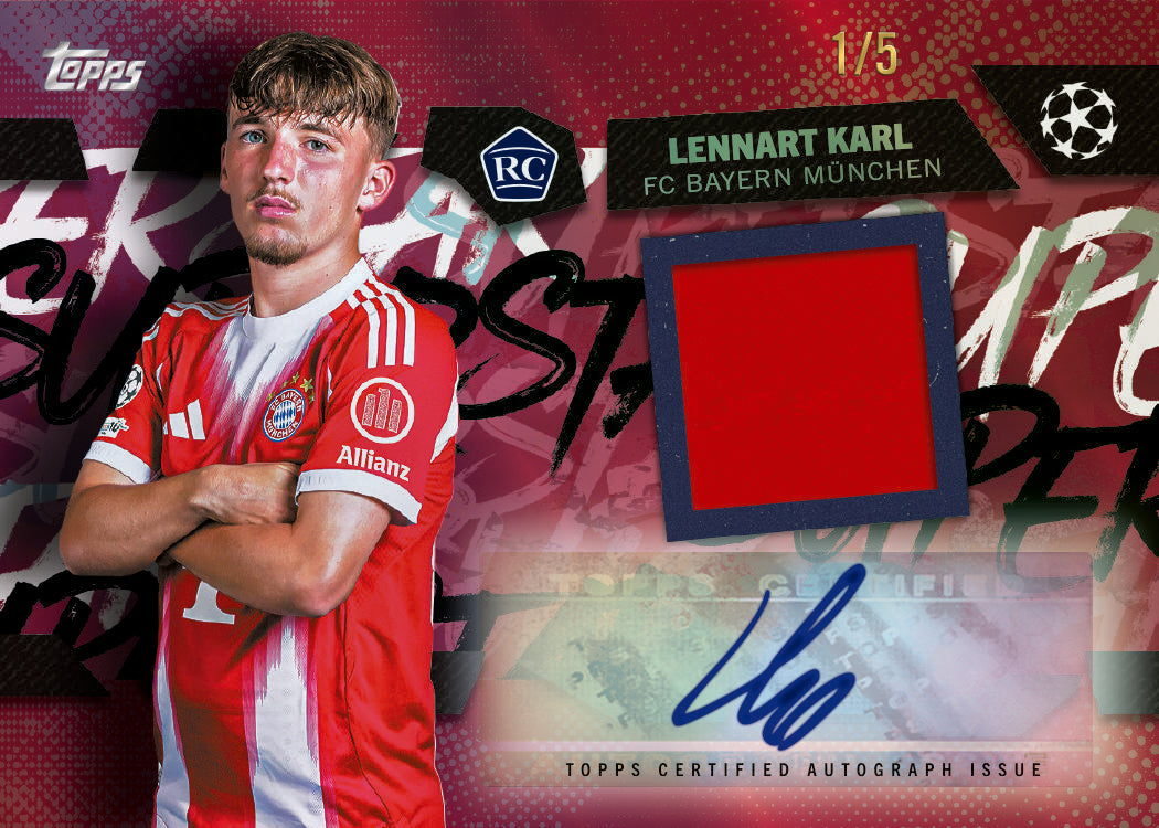 2025/26 Topps UEFA Club Competitions Soccer Hobby Box
