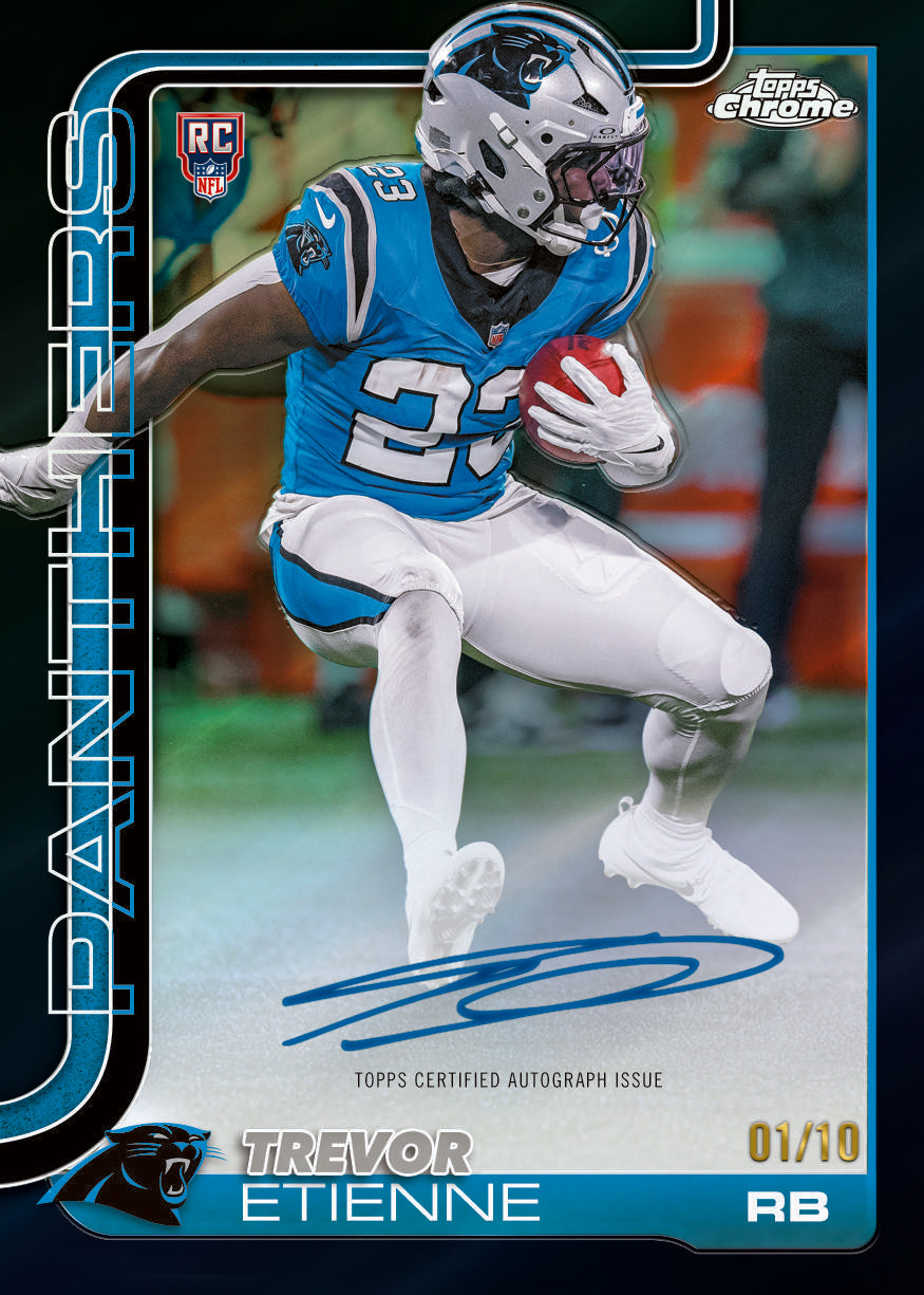 2025 Topps Chrome Football Mega Box