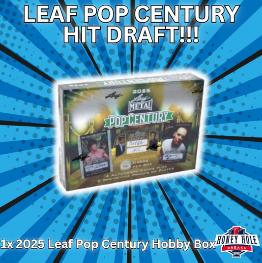 1x 2025 Leaf Metal Pop Century Hobby - HIT DRAFT #895