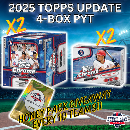 2x 2025 Topps Chrome Update Breaker's Delight, 2x 2025 Topps Chrome Update Sapphire - PICK YOUR TEAM Break #1427