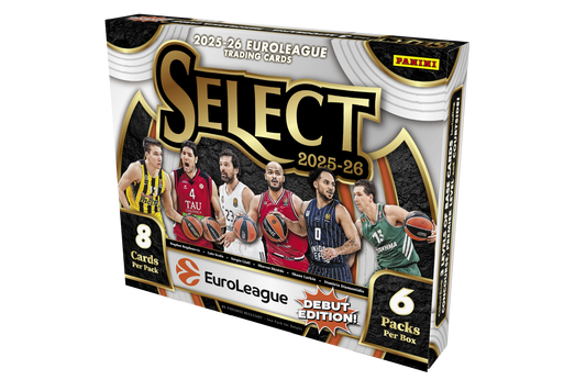 2025/26 Panini Select EuroLeague Basketball Hobby Box