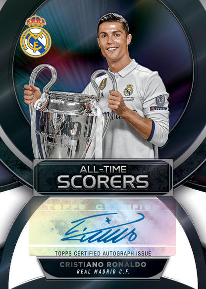 2023/24 Topps UEFA Club Competitions Chrome Soccer Hobby Box