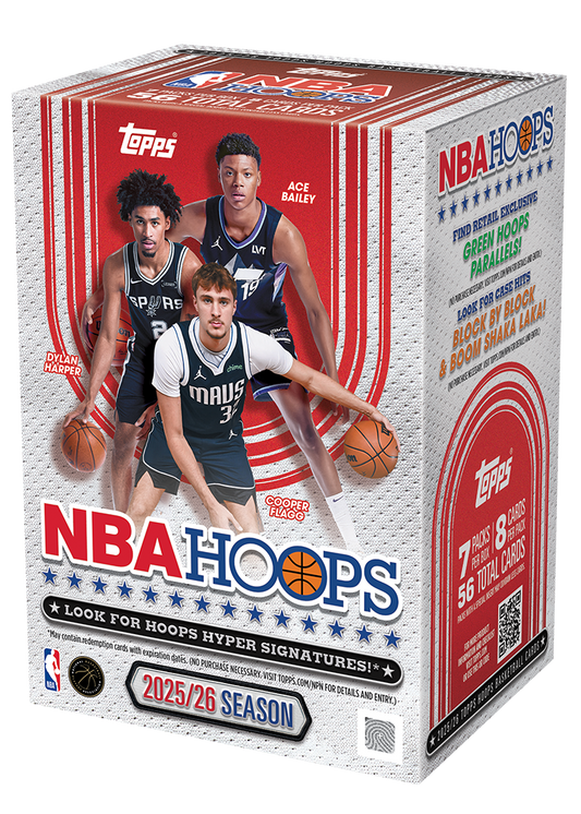2025/26 Topps NBA Hoops Basketball Blaster Box