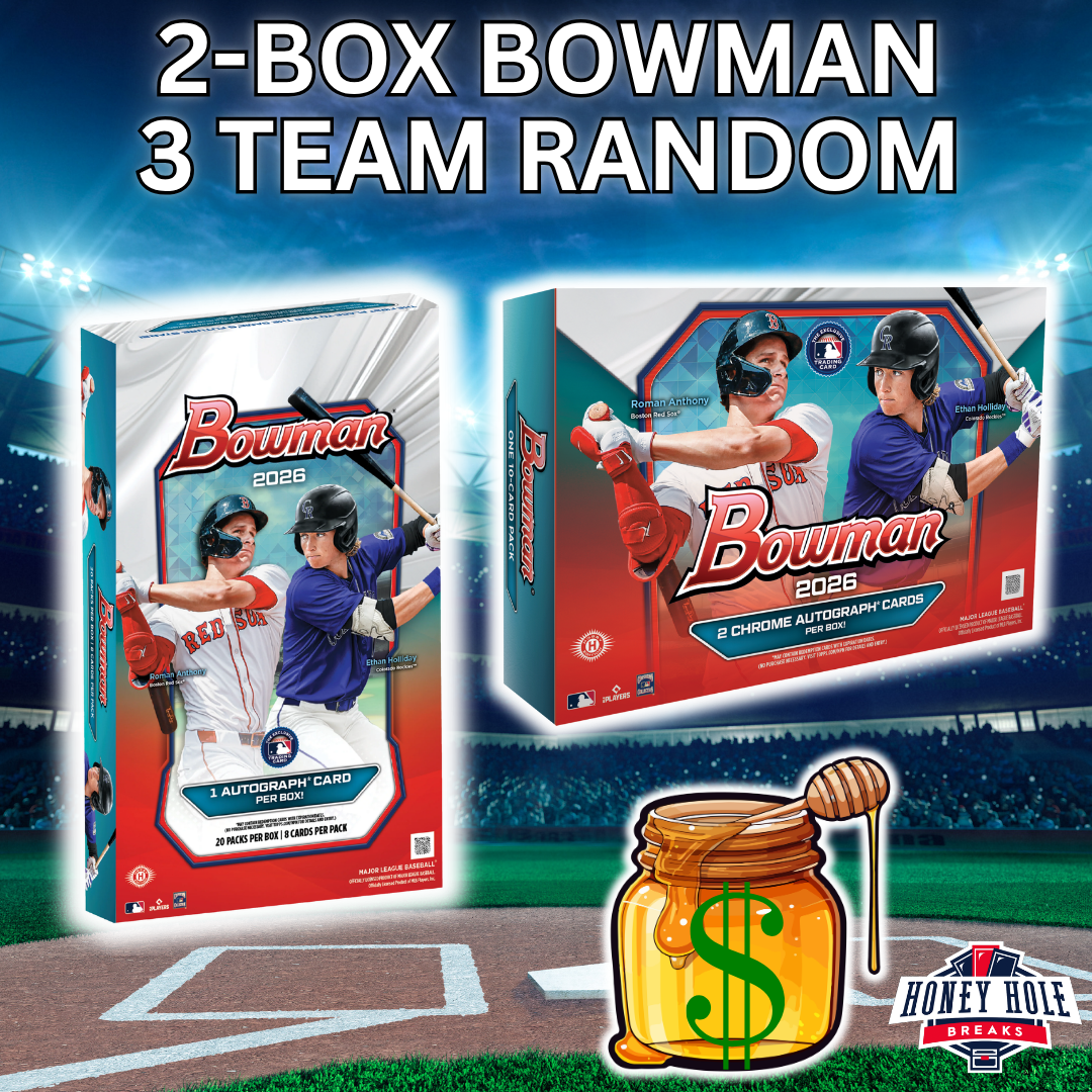 1x 2026 Bowman Baseball Delight, 1x 2026 Bowman Baseball Hobby - 3 RANDOM TEAM Break #1722