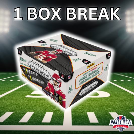 1 Box 2025 Panini Prizm Football Hobby -  RANDOM TEAM Break #1447