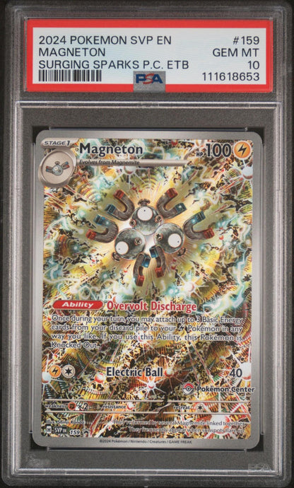 2024 Pokemon SVP Magneton Surging Sparks 159 PSA 10
