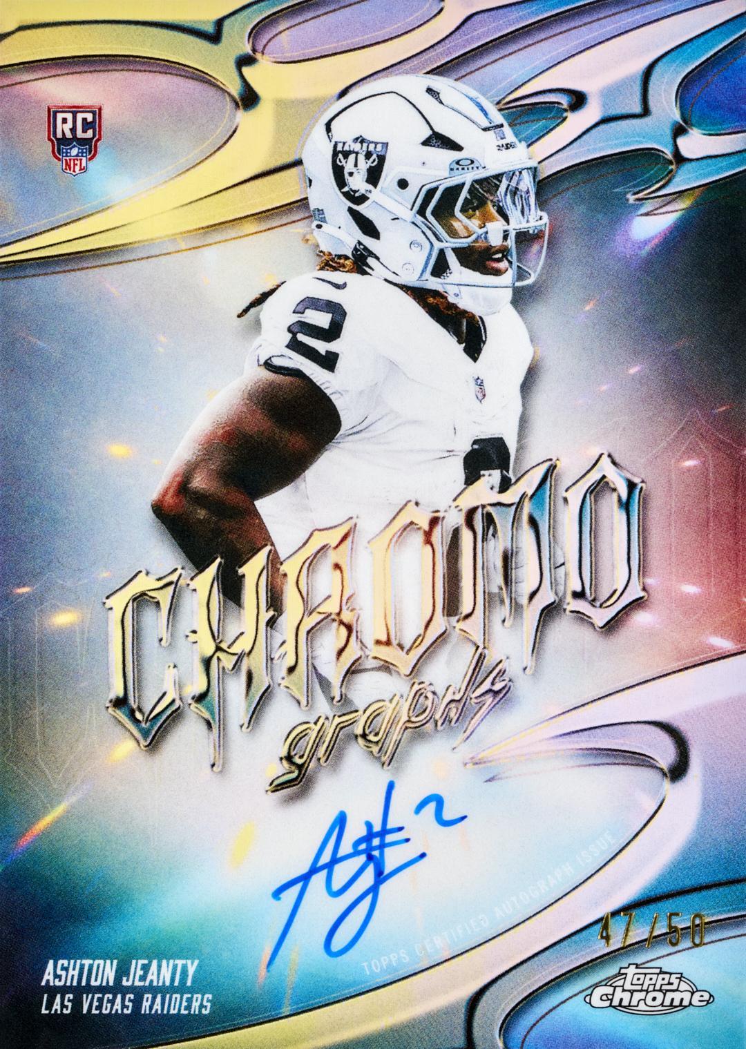 2025 Topps Chrome Football Hobby Box