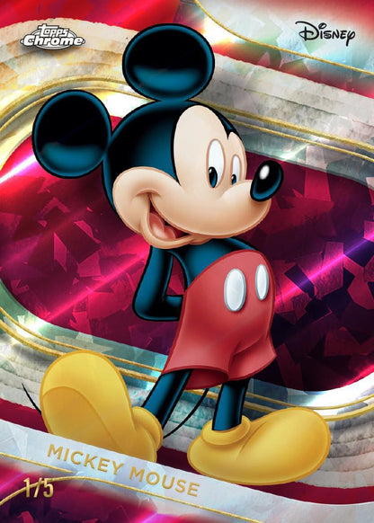 2025 Topps Chrome Disney Sapphire Edition Box