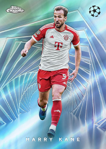 2023/24 Topps UEFA Club Competitions Chrome Soccer Hobby Box