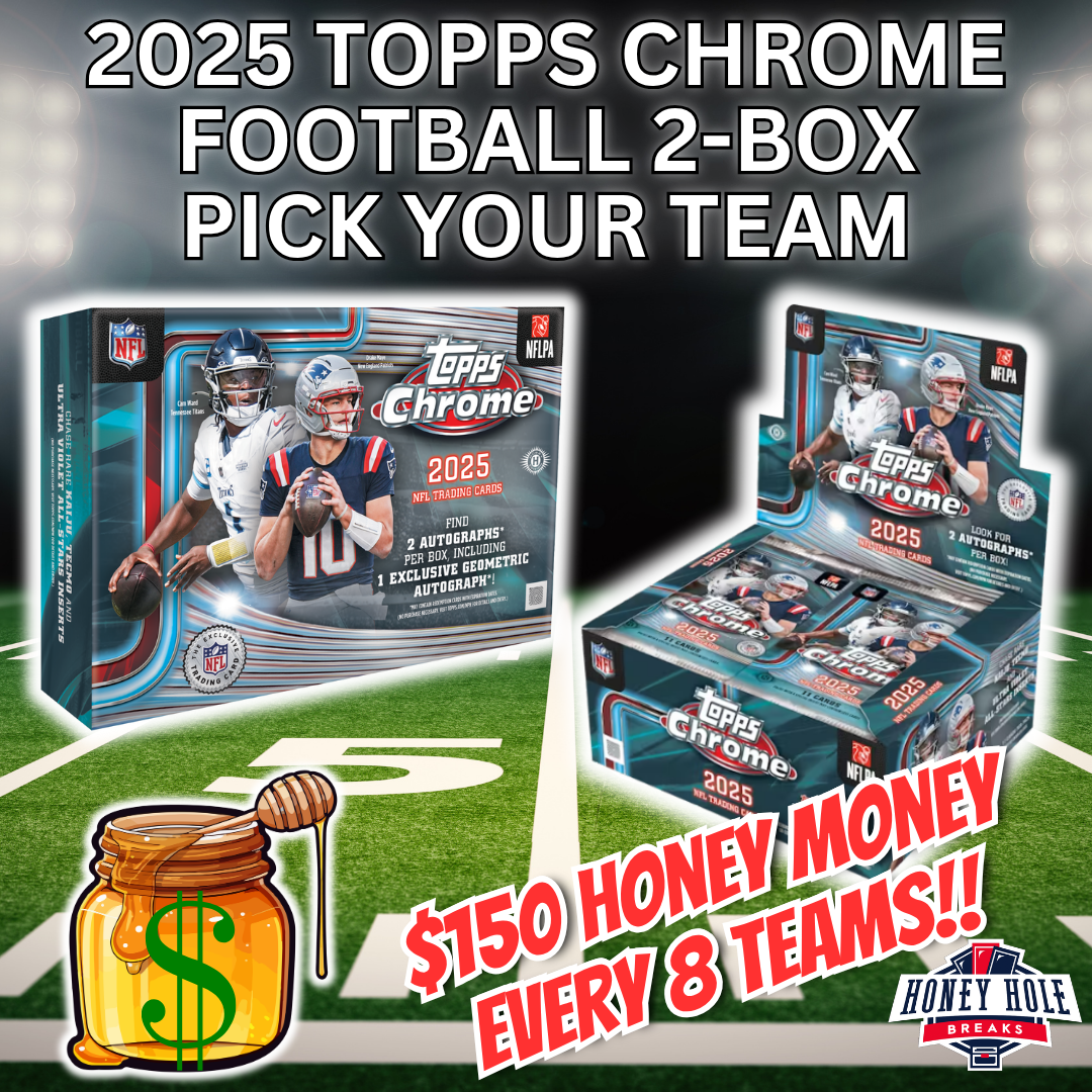 1x '25 Topps Chrome Football Delight, 1x '25 Topps Chrome Football Jumbo - Pick Your Team Break #1696
