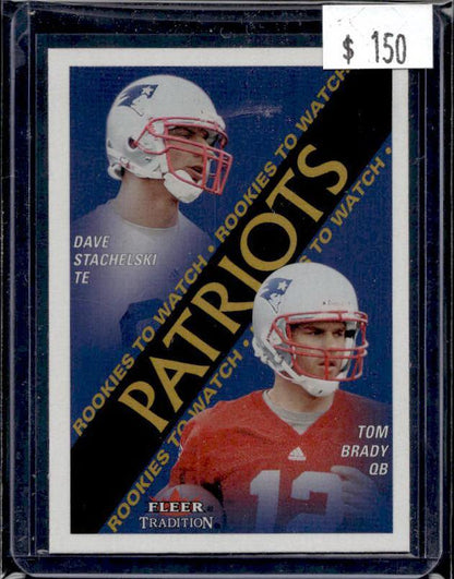 2000 Fleer Tradition Tom Brady #352 Rookie
