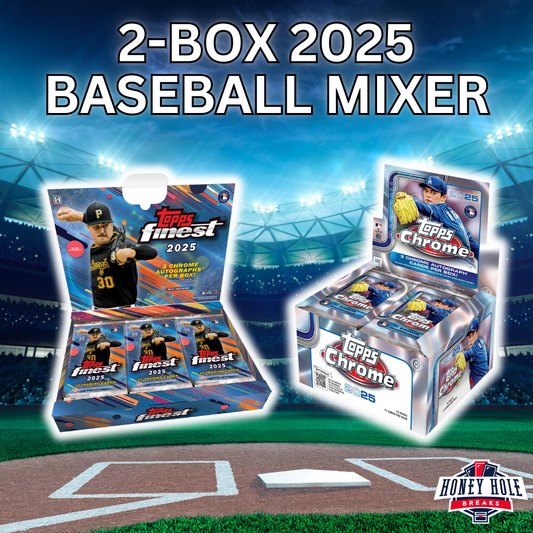 1x '25 Topps Finest Baseball Hobby, 1x '25 Topps Chrome Jumbo - RANDOM TEAM Break #1142