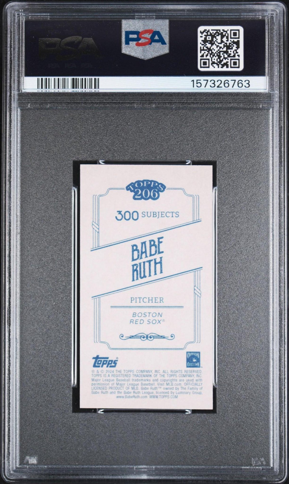 2024 Topps 206 Babe Ruth PSA 10!
