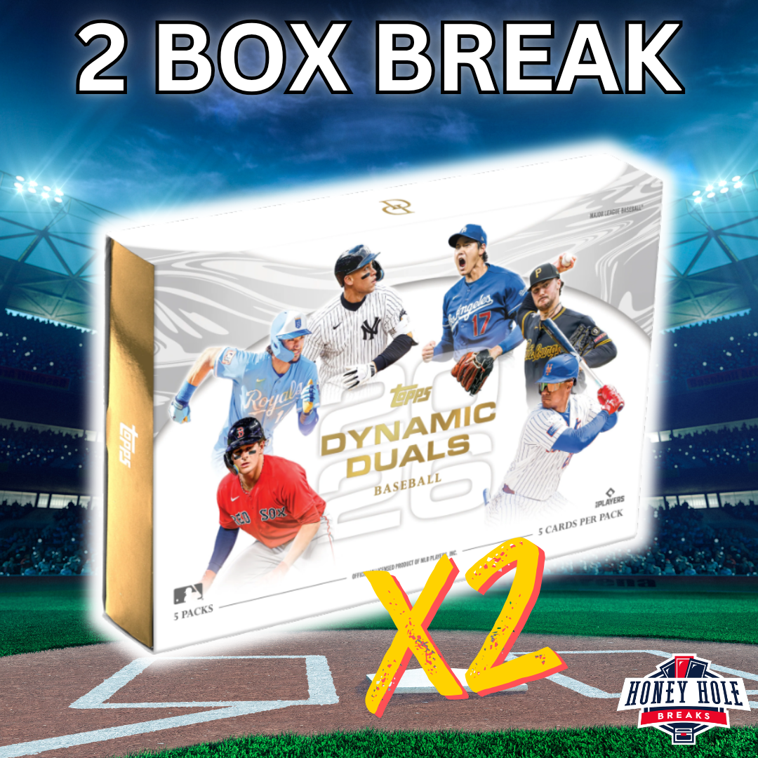 2x '26 Topps Dynamic Duals Baseball Hobby -  3 RANDOM TEAM Break #1980