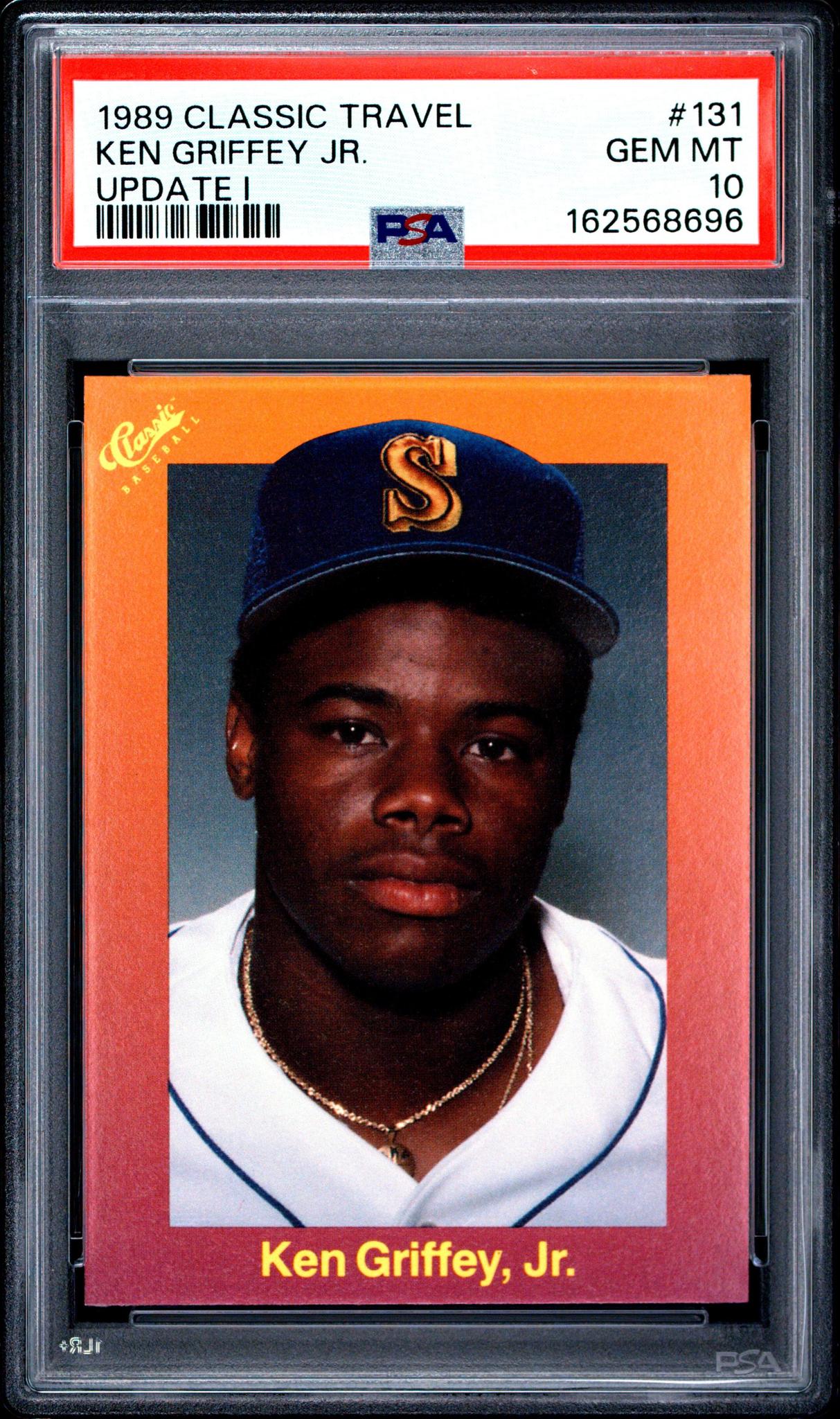 1989 CLASSIC TRAVEL UPDATE I 131 KEN GRIFFEY JR. PSA 10