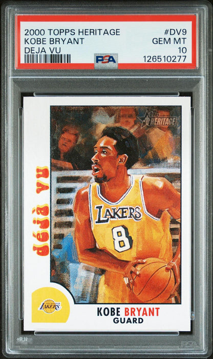 2000 Topps Heritage Deja Vu DV9 Kobe Bryant PSA 10