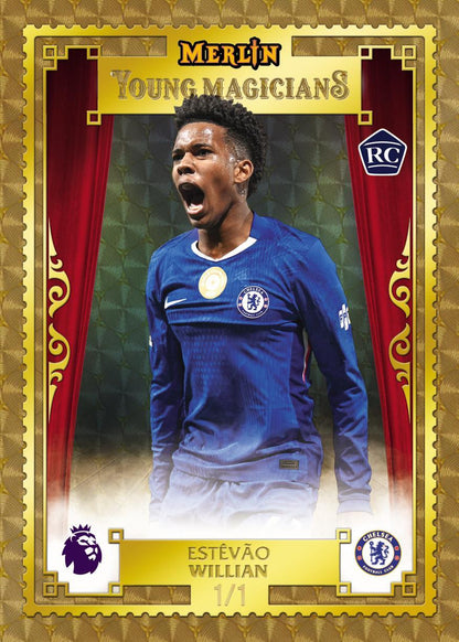 2026 Topps Merlin Premier League Soccer Blaster Box