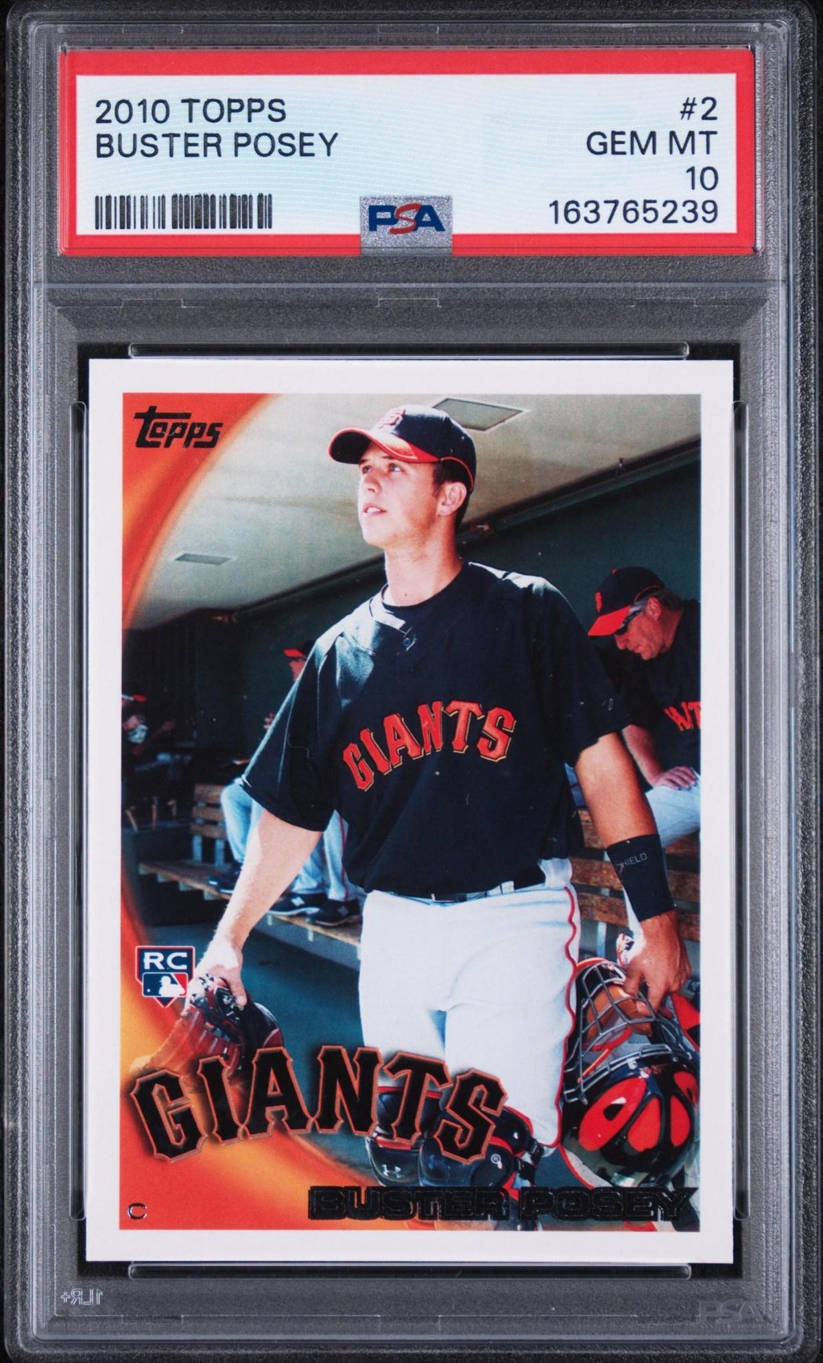2010 TOPPS 2 BUSTER POSEY PSA 10