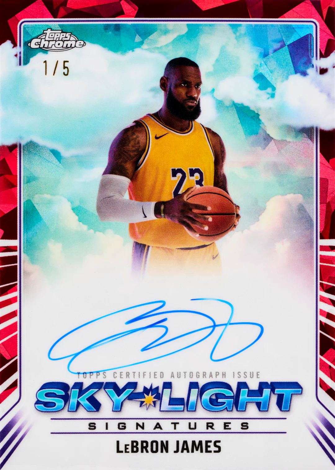 2024/25 Topps Chrome Basketball Sapphire Edition Box