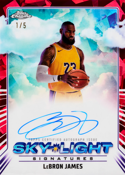 2024/25 Topps Chrome Basketball Sapphire Edition Box
