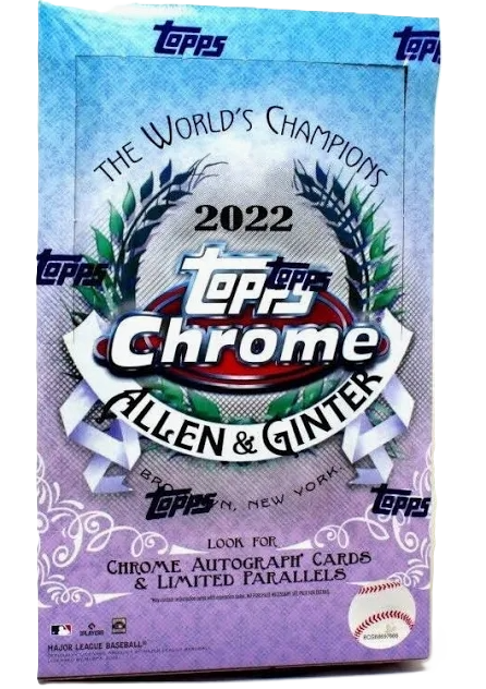 2022 Topps Chrome Allen and Ginter Baseball Hobby Box