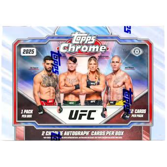 2025 Topps UFC Chrome Breaker's Delight Box