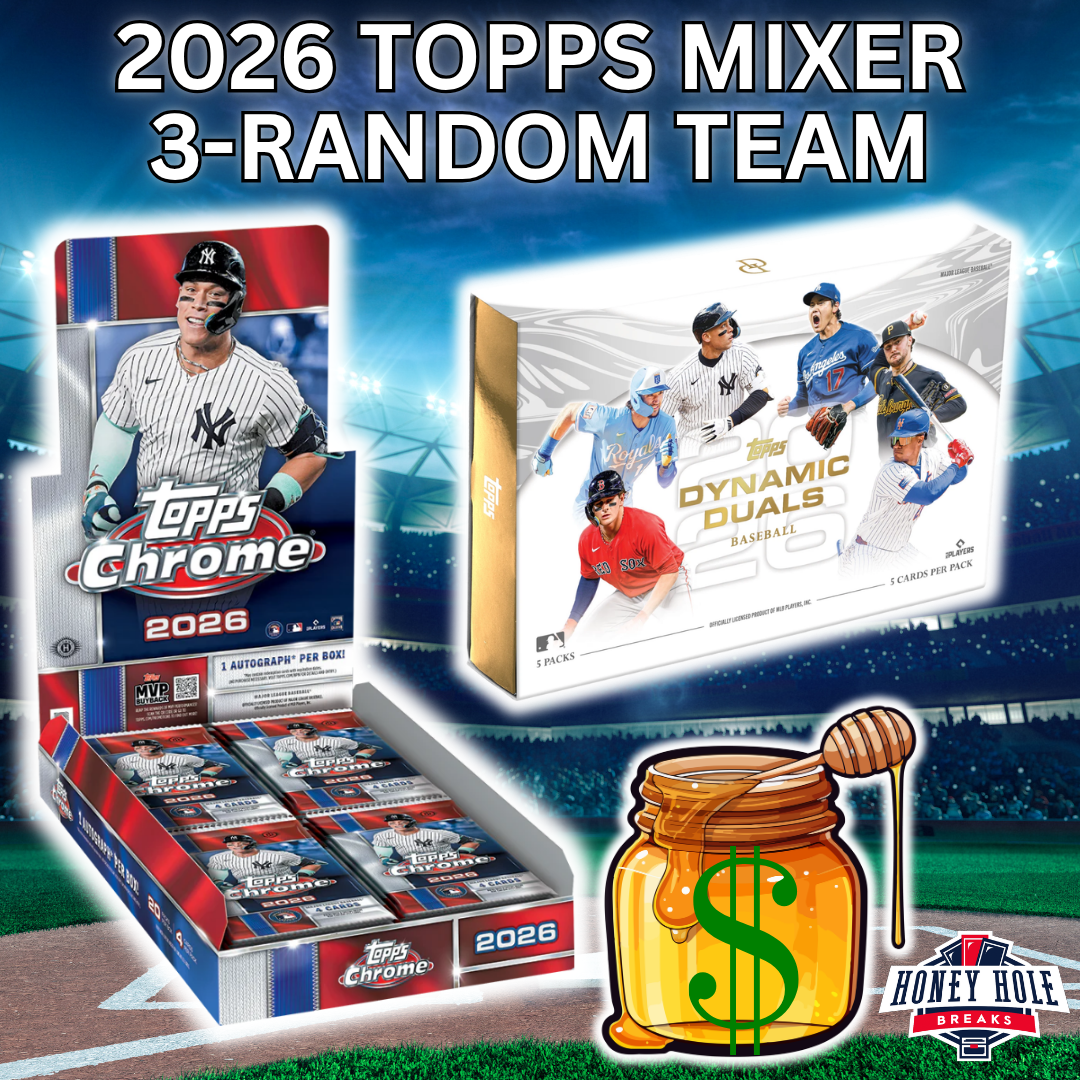 1x 2026 Topps Dynamic Duals Baseball, 1x 2026 Topps Chrome Baseball Hobby -  3 RANDOM TEAM Break #1953
