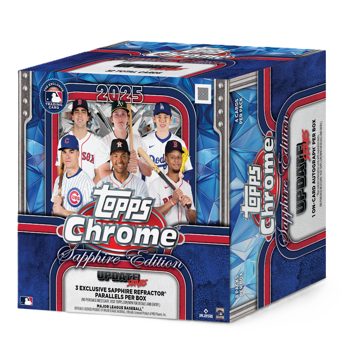 2025 Topps Chrome Update Series Baseball Sapphire Edition Box