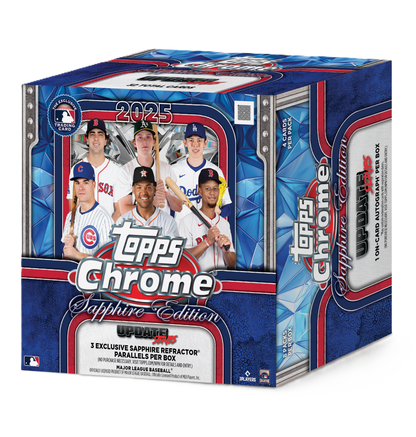 2025 Topps Chrome Update Series Baseball Sapphire Edition Box