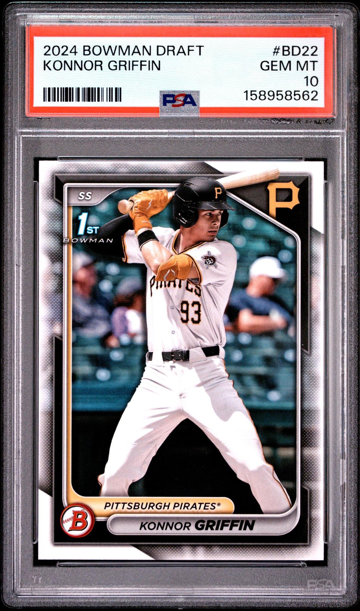 2024 BOWMAN DRAFT BD22 KONNOR GRIFFIN PSA 10