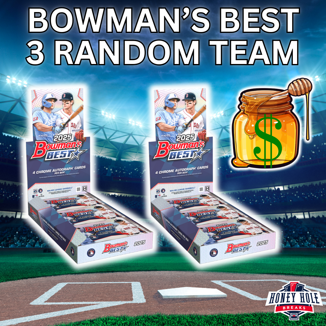 2x 2025 Bowman's Best Baseball Hobby - 3 RANDOM TEAM Break #1558