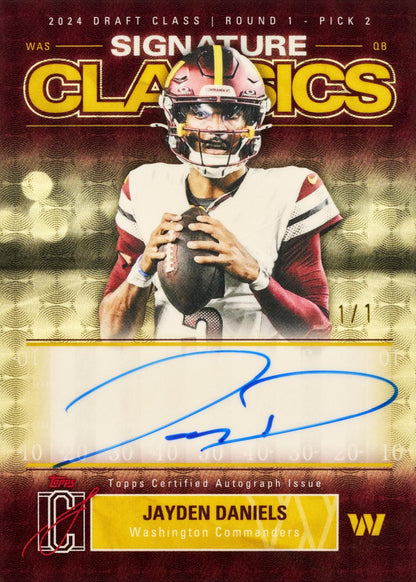 2025 Topps Signature Class Football Blaster Box