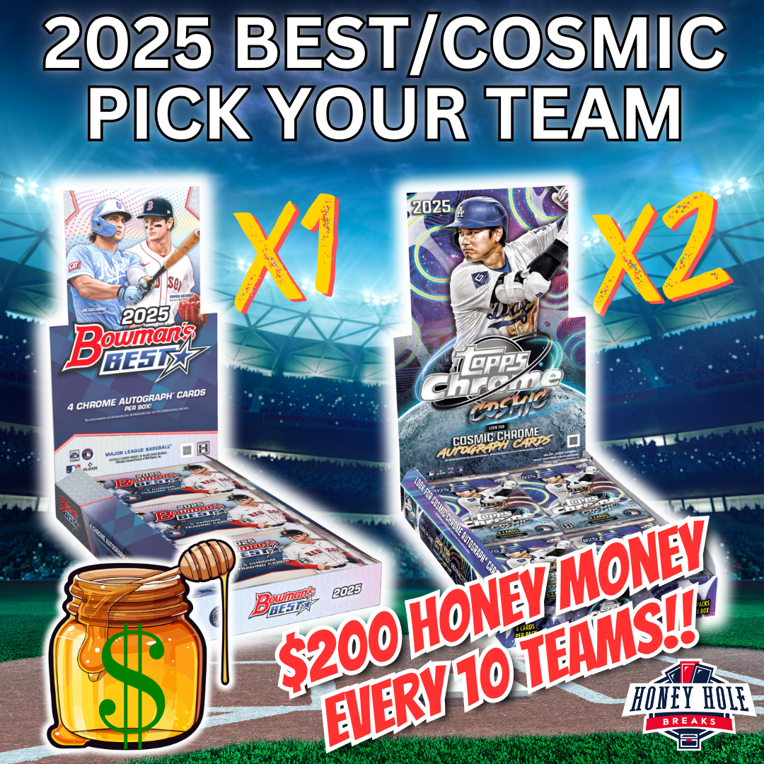 2x '25 Cosmic Chrome Baseball Hobby, 1x '25 Bowman's Best Baseball Hobby - PICK YOUR TEAM Break #1657
