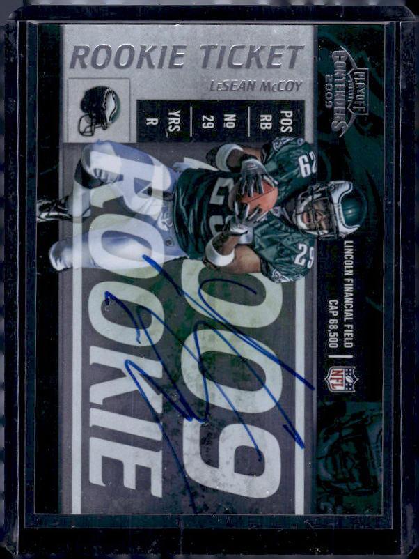 2009 Contenders Lesaean McCoy #120 Autograph