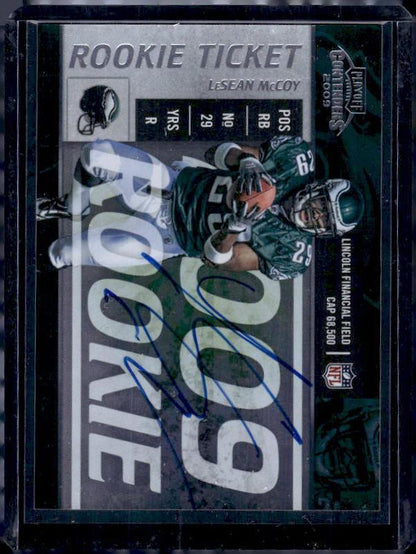 2009 Contenders Lesaean McCoy #120 Autograph